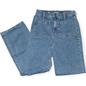 💚J. Crew Blue Denim Slim Wide Leg Jeans☆